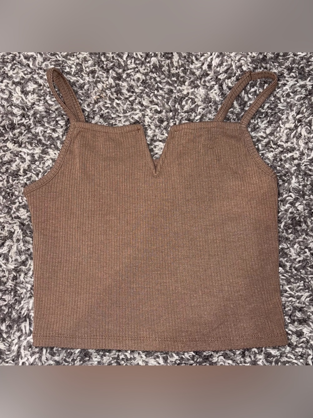 Streetwear Society Brown V-Notch Cami